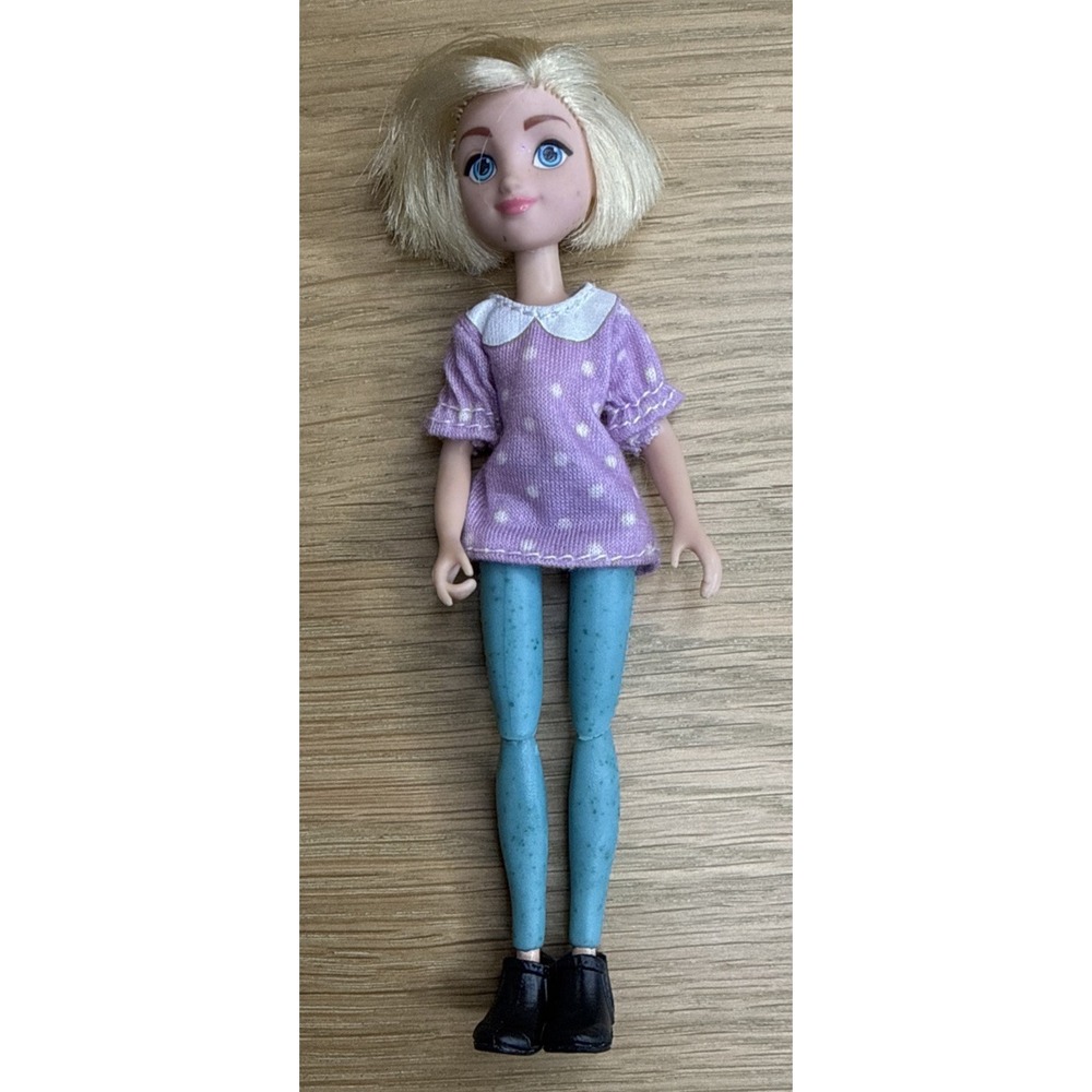 JUST PLAY Spirit Riding‎ Free 5" ABIGAIL STONE Jointed Doll Purple Top - Read -